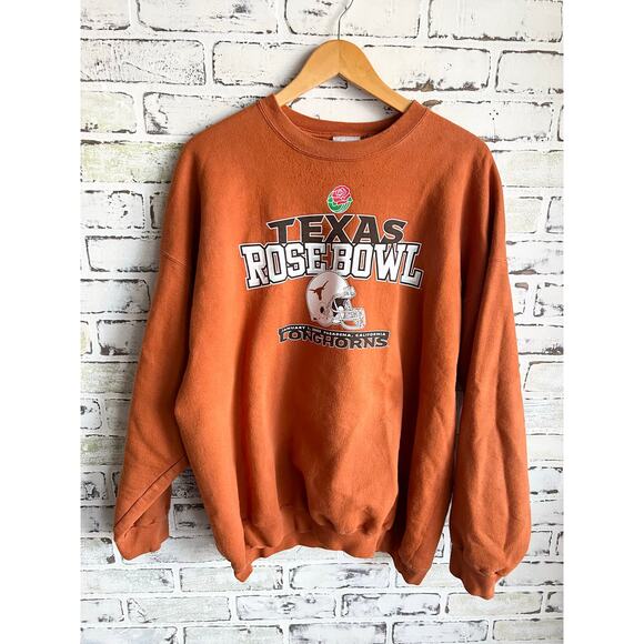 Vintage University of Texas Longhorns 2005 Rose Bowl Crewneck Size XL 23x31 - Picture 1 of 3